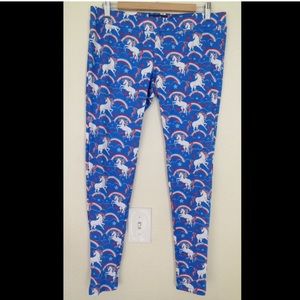 Tipsy Elves Unicorn Leggings Rainbow Pride magical